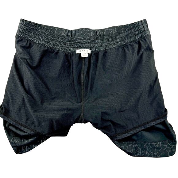Orvis Skort Womens XXL Black Floral Pull On Lined Shorts Performanc Tennis Sport - Picture 4 of 13